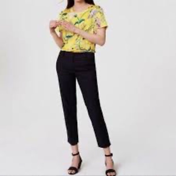 Loft Black Riviera Pant “Marisa” Size 8 - Picture 1 of 8